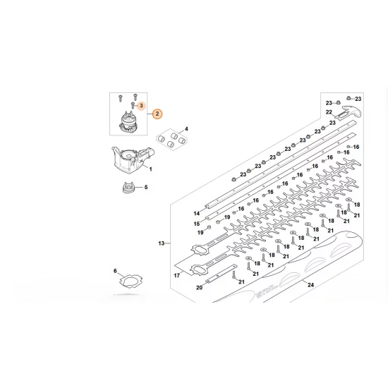 STIHL  Silnik elektryczny HA06 600 0201